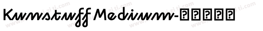 Kunstuff Medium字体转换